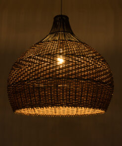 Alternative view of GLOBOSTAR® SEYCHELLES 01949 Boho Κρεμαστό Φωτιστικό Οροφής με Ντουί 1 x E27 AC 220-240V IP20 - Καφέ & Λαδί - Μ60 x Π60 x Υ60cm