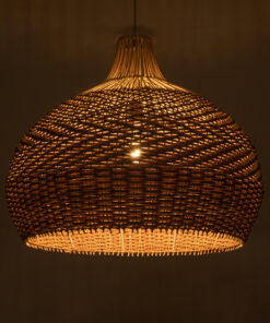 Alternative view of GLOBOSTAR® PANAMA 01953 Boho Κρεμαστό Φωτιστικό Οροφής με Ντουί 1 x E27 AC 220-240V IP20 - Μπεζ & Καφέ - Μ60 x Π60 x Υ60cm