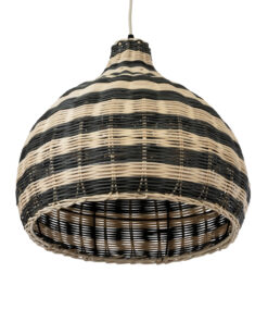 GLOBOSTAR® JAMAICA 01954 Boho Κρεμαστό Φωτιστικό Οροφής με Ντουί 1 x E27 AC 220-240V IP20 - Μπεζ & Λαδί - Μ40 x Π40 x Υ37cm 16 01954 6