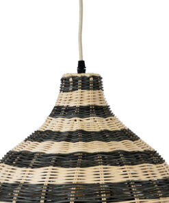 GLOBOSTAR® JAMAICA 01954 Boho Κρεμαστό Φωτιστικό Οροφής με Ντουί 1 x E27 AC 220-240V IP20 - Μπεζ & Λαδί - Μ40 x Π40 x Υ37cm 18 01954 8