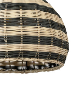 GLOBOSTAR® JAMAICA 01954 Boho Κρεμαστό Φωτιστικό Οροφής με Ντουί 1 x E27 AC 220-240V IP20 - Μπεζ & Λαδί - Μ40 x Π40 x Υ37cm 19 01954 9