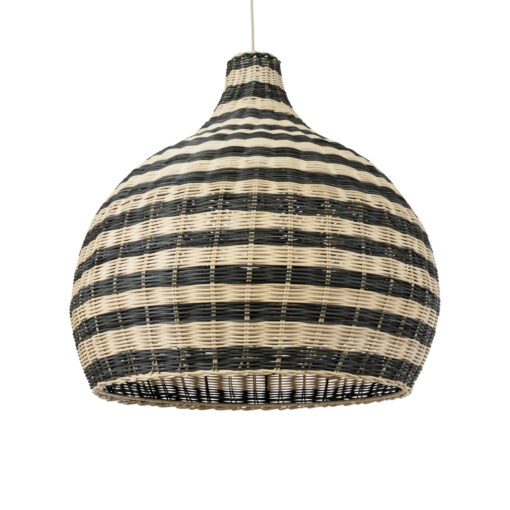 GloboStar® GLOBOSTAR® JAMAICA 01955 Boho Κρεμαστό Φωτιστικό Οροφής με Ντουί 1 x E27 AC 220-240V IP20 - Μπεζ & Λαδί - Μ60 x Π60 x Υ60cm