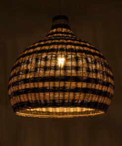 Alternative view of GLOBOSTAR® JAMAICA 01955 Boho Κρεμαστό Φωτιστικό Οροφής με Ντουί 1 x E27 AC 220-240V IP20 - Μπεζ & Λαδί - Μ60 x Π60 x Υ60cm