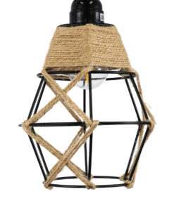 GLOBOSTAR® BELLARIVA 01961 Boho Φωτιστικό Τοίχου - Απλίκα με Ντουί 1 x E27 AC 220-240V IP20 - Μπεζ & Μαύρο - Μ10 x Π30 x Υ43cm 13 01961 7