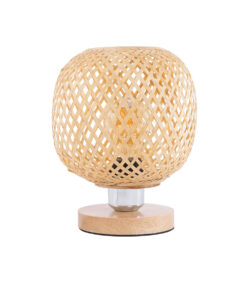 GLOBOSTAR® KERRY 01981 Boho Επιτραπέζιο Φωτιστικό Πορτατίφ με Ντουί 1 x E27 AC 220-240V IP20 - Μπεζ - Μ18 x Π18 x Υ25cm 9 01981 3