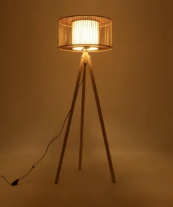 Alternative view of GLOBOSTAR® POPPY 01988 Boho Επιδαπέδιο Φωτιστικό με Ντουί 1 x E27 AC 220-240V IP20 - Μπεζ - Μ58 x Π58 x Υ145.5cm