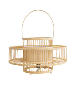 Alternative view of GLOBOSTAR® SORENIA 02003 Boho Επιδαπέδιο Φωτιστικό με Ντουί 1 x E27 AC 220-240V IP20 - Μπεζ - Μ48x Π48 x Υ27cm