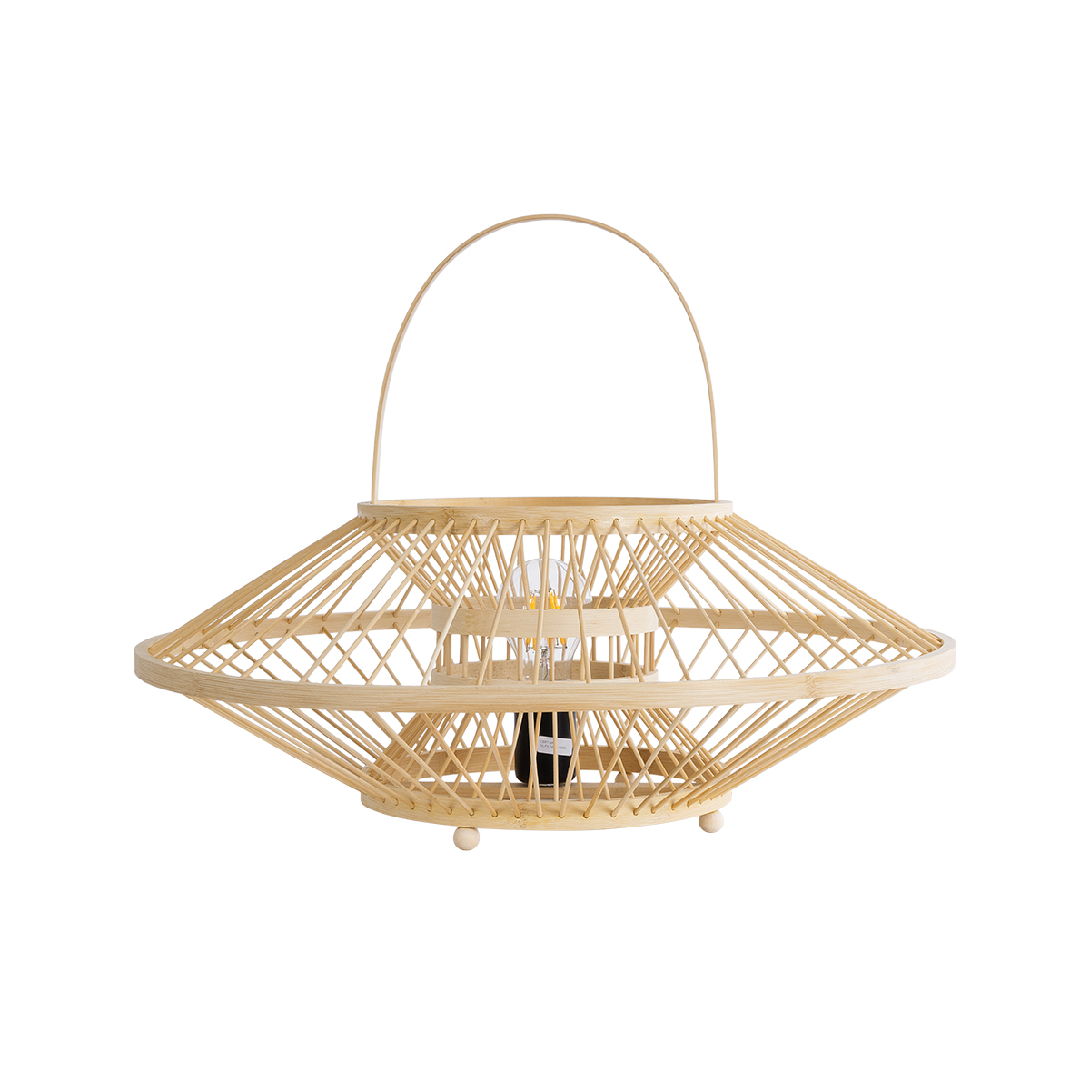 GLOBOSTAR® SORENIA 02005 Boho Επιδαπέδιο Φωτιστικό με Ντουί 1 x E27 AC 220-240V IP20 - Μπεζ - Μ50 x Π50 x Υ18cm 3 GLOBOSTAR® SORENIA 02005 Boho Επιδαπέδιο Φωτιστικό με Ντουί 1 x E27 AC 220-240V IP20 - Μπεζ - Μ50 x Π50 x Υ18cm - Image 2