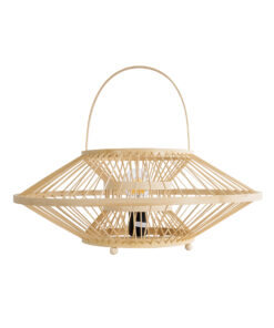 GLOBOSTAR® SORENIA 02005 Boho Επιδαπέδιο Φωτιστικό με Ντουί 1 x E27 AC 220-240V IP20 - Μπεζ - Μ50 x Π50 x Υ18cm 10 02005 4