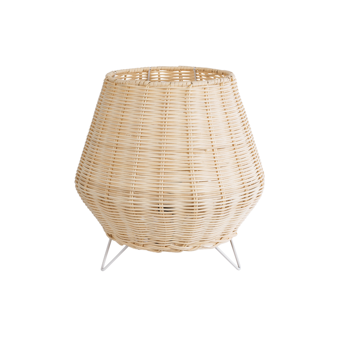 GLOBOSTAR® BOLSON 02010 Boho Επιδαπέδιο Φωτιστικό με Ντουί 1 x E27 AC 220-240V IP20 - Μπεζ & Λευκό - Μ30 x Π30 x Υ30cm 3 GloboStar® GLOBOSTAR® BOLSON 02010 Boho Επιδαπέδιο Φωτιστικό με Ντουί 1 x E27 AC 220-240V IP20 - Μπεζ & Λευκό - Μ30 x Π30 x Υ30cm