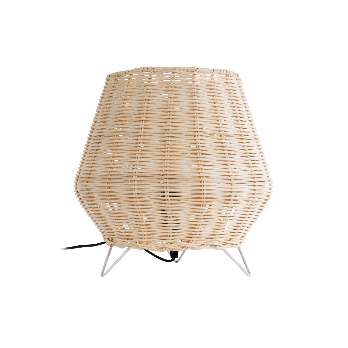 GLOBOSTAR® BOLSON 02010 Boho Επιδαπέδιο Φωτιστικό με Ντουί 1 x E27 AC 220-240V IP20 - Μπεζ & Λευκό - Μ30 x Π30 x Υ30cm 5 GLOBOSTAR® BOLSON 02010 Boho Επιδαπέδιο Φωτιστικό με Ντουί 1 x E27 AC 220-240V IP20 - Μπεζ & Λευκό - Μ30 x Π30 x Υ30cm - Image 3