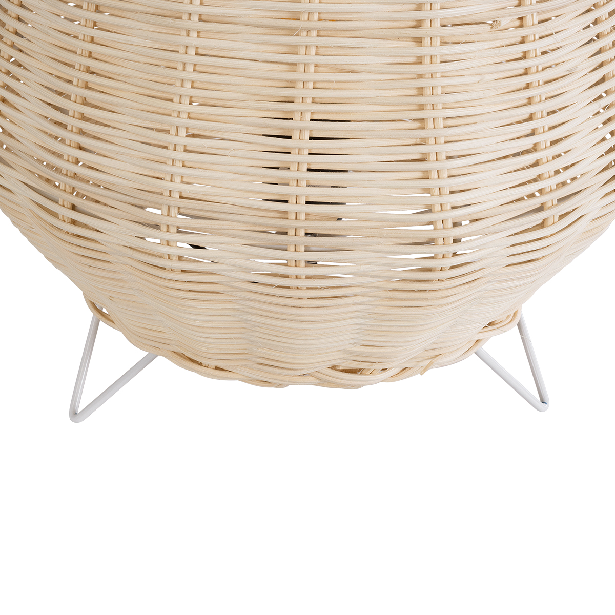 GLOBOSTAR® BOLSON 02010 Boho Επιδαπέδιο Φωτιστικό με Ντουί 1 x E27 AC 220-240V IP20 - Μπεζ & Λευκό - Μ30 x Π30 x Υ30cm 8 GLOBOSTAR® BOLSON 02010 Boho Επιδαπέδιο Φωτιστικό με Ντουί 1 x E27 AC 220-240V IP20 - Μπεζ & Λευκό - Μ30 x Π30 x Υ30cm - Image 6