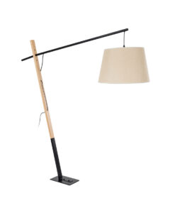 Μπεζ Ύφασμα με Μπεζ Ξύλο - Μ40 x Π125 x Υ140cm