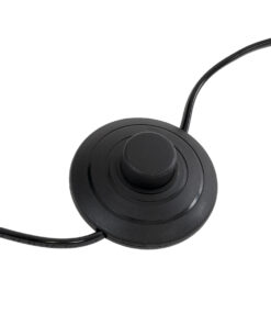 GloboStar® MINDELO 02033 Μοντέρνο Επιδαπέδιο Φωτιστικό Μονόφωτο 1 x E27 IP20 Μαύρο Μέταλλο με Μπεζ Ξύλο - Μ35 x Π24 x Υ150cm 20 02033 10