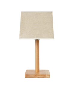 GLOBOSTAR® KOLIPE 02038 Boho Επιτραπέζιο Φωτιστικό Πορτατίφ με Ντουί 1 x E27 AC 220-240V IP20 - Μπεζ - Μ18 x Π18 x Υ25cm 13 02038 5