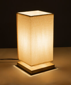 Alternative view of GLOBOSTAR® ARUBA 02041 Boho Επιτραπέζιο Φωτιστικό Πορτατίφ με Ντουί 1 x E27 AC 220-240V IP20 - Μπεζ - Μ15 x Π15 x Υ30cm