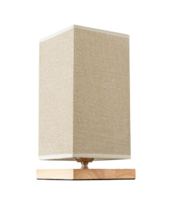 GLOBOSTAR® ARUBA 02041 Boho Επιτραπέζιο Φωτιστικό Πορτατίφ με Ντουί 1 x E27 AC 220-240V IP20 - Μπεζ - Μ15 x Π15 x Υ30cm 10 02041 4