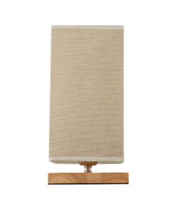 GLOBOSTAR® ARUBA 02041 Boho Επιτραπέζιο Φωτιστικό Πορτατίφ με Ντουί 1 x E27 AC 220-240V IP20 - Μπεζ - Μ15 x Π15 x Υ30cm 11 02041 5