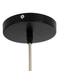 GLOBOSTAR® HIROKA 02046 Boho Κρεμαστό Φωτιστικό Οροφής με Ντουί 1 x E27 AC 220-240V IP20 - Μπεζ - Μ100 x Π100 x Υ110cm 16 02046 8