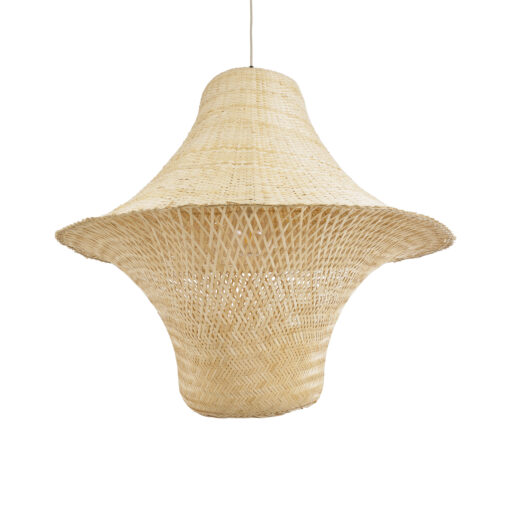 GloboStar® GLOBOSTAR® JUNIPER 02047 Boho Κρεμαστό Φωτιστικό Οροφής με Ντουί 1 x E27 AC 220-240V IP20 - Μπεζ - Μ100 x Π100 x Υ90cm