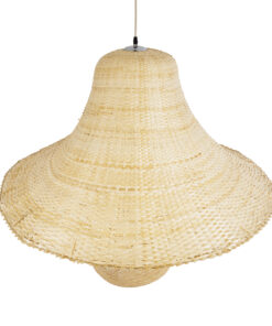 GLOBOSTAR® JUNIPER 02047 Boho Κρεμαστό Φωτιστικό Οροφής με Ντουί 1 x E27 AC 220-240V IP20 - Μπεζ - Μ100 x Π100 x Υ90cm 17 02047 07