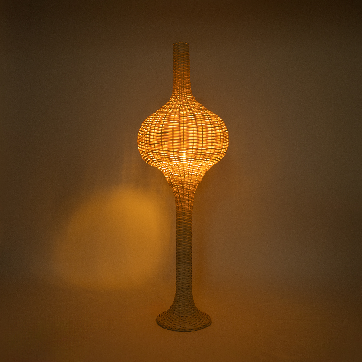 GloboStar® ALADDIN 02050 Boho Επιδαπέδιο Φωτιστικό Μονόφωτο 1 x E27 IP20 Μπεζ Ξύλο - Μ40 x Π40 x Υ120cm 4 GloboStar® ALADDIN 02050 Boho Επιδαπέδιο Φωτιστικό Μονόφωτο 1 x E27 IP20 Μπεζ Ξύλο - Μ40 x Π40 x Υ120cm - Image 2