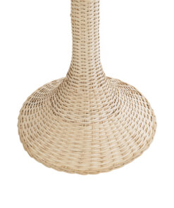 GloboStar® ALADDIN 02052 Boho Επιδαπέδιο Φωτιστικό Μονόφωτο 1 x E27 IP20 Μπεζ Ξύλο - Μ60 x Π60 x Υ180cm 14 02052 7