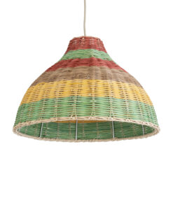 GloboStar® GLOBOSTAR® CABALLEROS 02053 Boho Κρεμαστό Φωτιστικό Οροφής με Ντουί 1 x E27 AC 220-240V IP20 - Πολύχρωμο - Μ40 x Π40 x Υ27cm