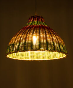 Alternative view of GLOBOSTAR® CABALLEROS 02053 Boho Κρεμαστό Φωτιστικό Οροφής με Ντουί 1 x E27 AC 220-240V IP20 - Πολύχρωμο - Μ40 x Π40 x Υ27cm