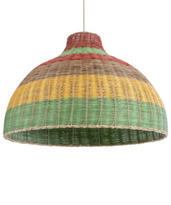 GloboStar® GLOBOSTAR® CABALLEROS 02054 Boho Κρεμαστό Φωτιστικό Οροφής με Ντουί 1 x E27 AC 220-240V IP20 - Πολύχρωμο - Μ70 x Π70 x Υ48cm