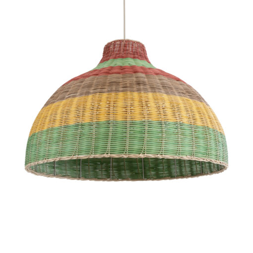 GloboStar® GLOBOSTAR® CABALLEROS 02054 Boho Κρεμαστό Φωτιστικό Οροφής με Ντουί 1 x E27 AC 220-240V IP20 - Πολύχρωμο - Μ70 x Π70 x Υ48cm