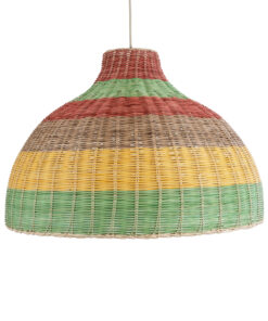 GLOBOSTAR® CABALLEROS 02054 Boho Κρεμαστό Φωτιστικό Οροφής με Ντουί 1 x E27 AC 220-240V IP20 - Πολύχρωμο - Μ70 x Π70 x Υ48cm 14 02054 5