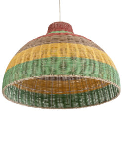 GLOBOSTAR® CABALLEROS 02054 Boho Κρεμαστό Φωτιστικό Οροφής με Ντουί 1 x E27 AC 220-240V IP20 - Πολύχρωμο - Μ70 x Π70 x Υ48cm 15 02054 6