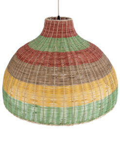 GLOBOSTAR® CABALLEROS 02054 Boho Κρεμαστό Φωτιστικό Οροφής με Ντουί 1 x E27 AC 220-240V IP20 - Πολύχρωμο - Μ70 x Π70 x Υ48cm 16 02054 7