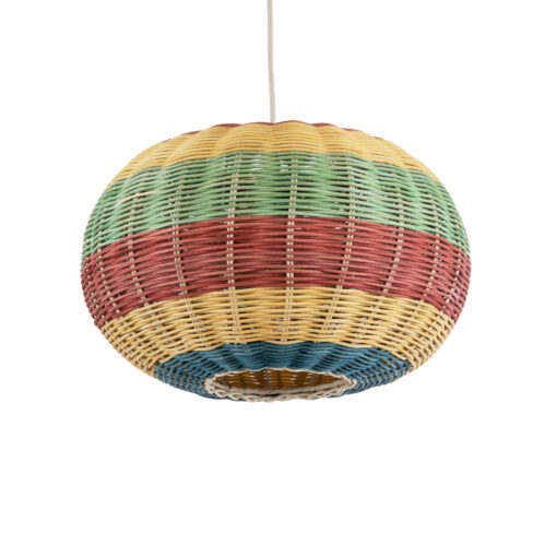GloboStar® GLOBOSTAR® CABALLEROS 02055 Boho Κρεμαστό Φωτιστικό Οροφής με Ντουί 1 x E27 AC 220-240V IP20 - Πολύχρωμο - Μ40 x Π40 x Υ25cm