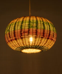 Alternative view of GLOBOSTAR® CABALLEROS 02055 Boho Κρεμαστό Φωτιστικό Οροφής με Ντουί 1 x E27 AC 220-240V IP20 - Πολύχρωμο - Μ40 x Π40 x Υ25cm