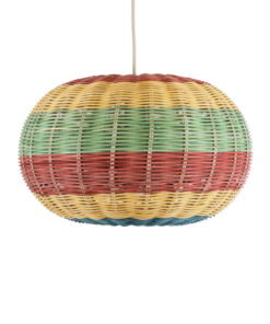 GLOBOSTAR® CABALLEROS 02055 Boho Κρεμαστό Φωτιστικό Οροφής με Ντουί 1 x E27 AC 220-240V IP20 - Πολύχρωμο - Μ40 x Π40 x Υ25cm 14 02055 5