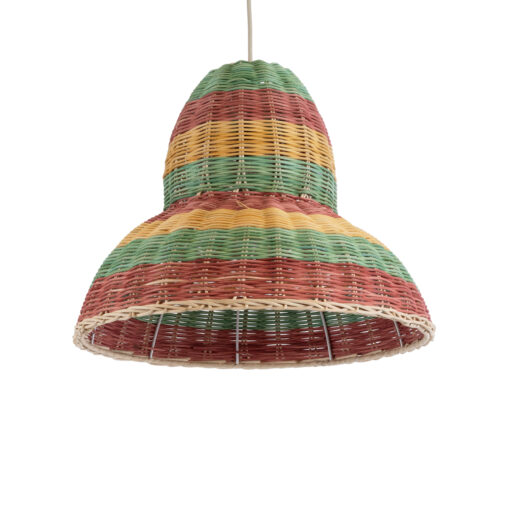 GloboStar® GLOBOSTAR® CABALLEROS 02057 Boho Κρεμαστό Φωτιστικό Οροφής με Ντουί 1 x E27 AC 220-240V IP20 - Πολύχρωμο - Μ40 x Π40 x Υ30cm
