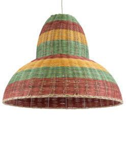 GloboStar® GLOBOSTAR® CABALLEROS 02058 Boho Κρεμαστό Φωτιστικό Οροφής με Ντουί 1 x E27 AC 220-240V IP20 - Πολύχρωμο - Μ70 x Π70 x Υ60cm