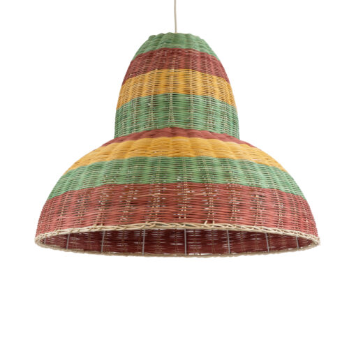 GloboStar® GLOBOSTAR® CABALLEROS 02058 Boho Κρεμαστό Φωτιστικό Οροφής με Ντουί 1 x E27 AC 220-240V IP20 - Πολύχρωμο - Μ70 x Π70 x Υ60cm