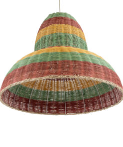 GLOBOSTAR® CABALLEROS 02058 Boho Κρεμαστό Φωτιστικό Οροφής με Ντουί 1 x E27 AC 220-240V IP20 - Πολύχρωμο - Μ70 x Π70 x Υ60cm 16 02058 6