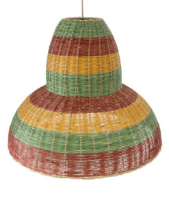 GLOBOSTAR® CABALLEROS 02058 Boho Κρεμαστό Φωτιστικό Οροφής με Ντουί 1 x E27 AC 220-240V IP20 - Πολύχρωμο - Μ70 x Π70 x Υ60cm 17 02058 7