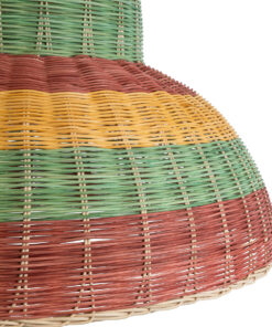 GLOBOSTAR® CABALLEROS 02058 Boho Κρεμαστό Φωτιστικό Οροφής με Ντουί 1 x E27 AC 220-240V IP20 - Πολύχρωμο - Μ70 x Π70 x Υ60cm 18 02058 8