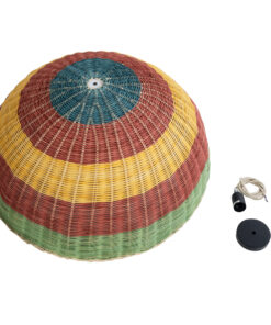 GLOBOSTAR® CABALLEROS 02061 Boho Κρεμαστό Φωτιστικό Οροφής με Ντουί 1 x E27 AC 220-240V IP20 - Πολύχρωμο - Μ70 x Π70 x Υ34cm 19 02061 10