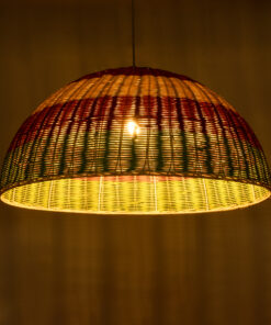 GLOBOSTAR® CABALLEROS 02061 Boho Κρεμαστό Φωτιστικό Οροφής με Ντουί 1 x E27 AC 220-240V IP20 - Πολύχρωμο - Μ70 x Π70 x Υ34cm 12 02061 3