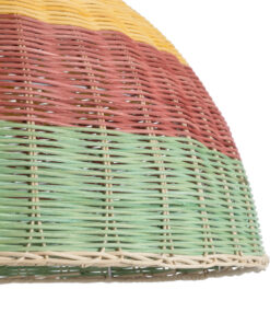 GLOBOSTAR® CABALLEROS 02061 Boho Κρεμαστό Φωτιστικό Οροφής με Ντουί 1 x E27 AC 220-240V IP20 - Πολύχρωμο - Μ70 x Π70 x Υ34cm 17 02061 8