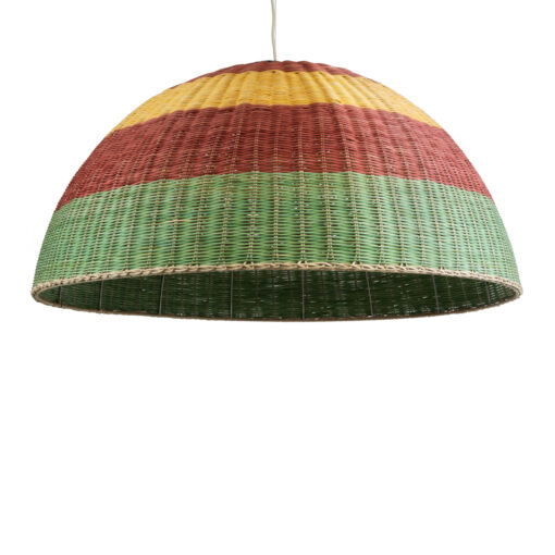 GloboStar® GLOBOSTAR® CABALLEROS 02062 Boho Κρεμαστό Φωτιστικό Οροφής με Ντουί 1 x E27 AC 220-240V IP20 - Πολύχρωμο - Μ100 x Π100 x Υ53cm