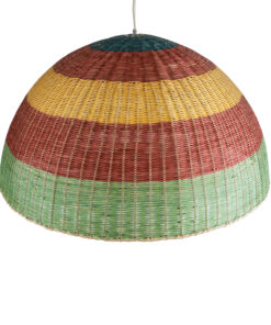 GLOBOSTAR® CABALLEROS 02062 Boho Κρεμαστό Φωτιστικό Οροφής με Ντουί 1 x E27 AC 220-240V IP20 - Πολύχρωμο - Μ100 x Π100 x Υ53cm 16 02062 7