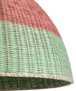 GLOBOSTAR® CABALLEROS 02062 Boho Κρεμαστό Φωτιστικό Οροφής με Ντουί 1 x E27 AC 220-240V IP20 - Πολύχρωμο - Μ100 x Π100 x Υ53cm 17 02062 8