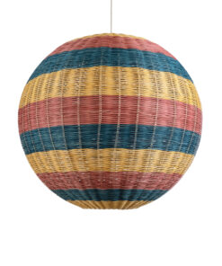 GloboStar® GLOBOSTAR® CABALLEROS 02063 Boho Κρεμαστό Φωτιστικό Οροφής με Ντουί 1 x E27 AC 220-240V IP20 - Πολύχρωμο - Μ70 x Π70 x Υ70cm
